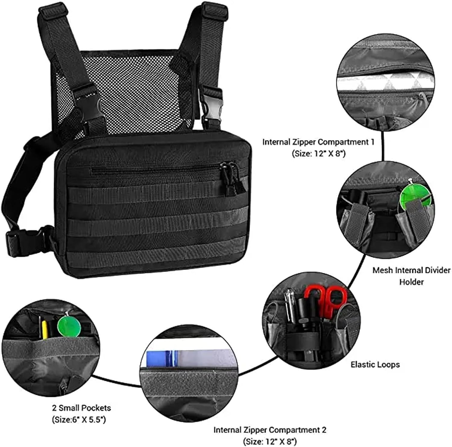 Torba taktyczna na klatkę pier – Outdoor Adventure Ideas recenzja i cena