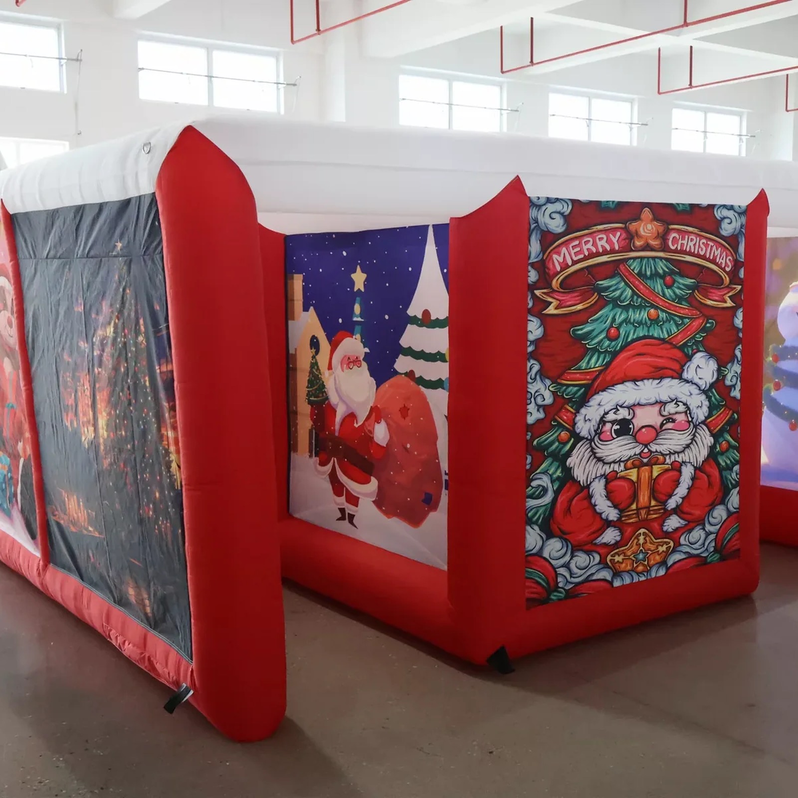 Czerwony, nadmuchiwany labiryn – Outdoor Adventure Rentals recenzja i cena