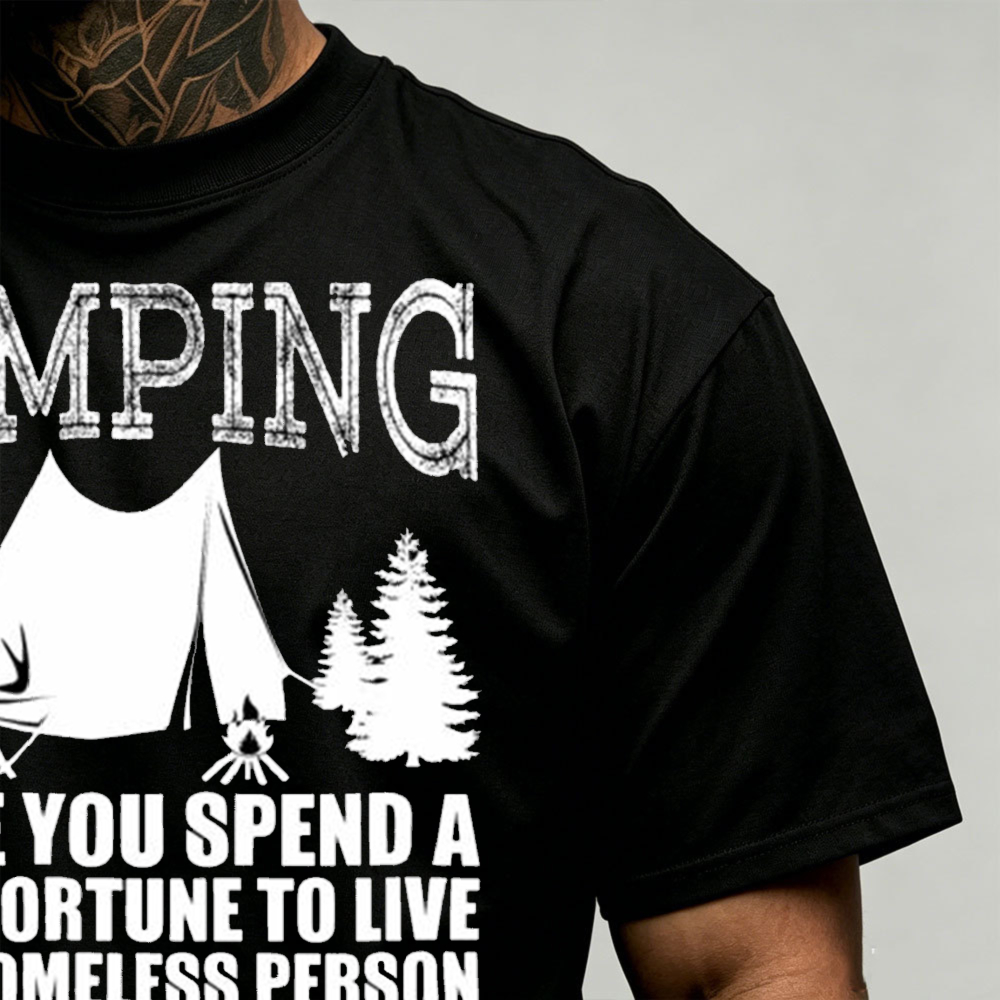 Koszulka męska z grafiką namio – Outdoor Adventure Quotes Short recenzja i cena